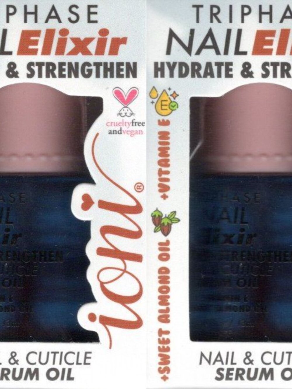 ioni Triphase Nail Elixir Cuticle Serum Oil 0.5 FL OZ